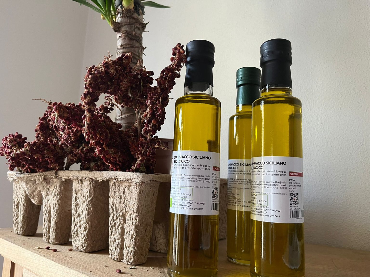 Olio extravergine al sommacco